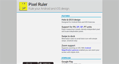 Desktop Screenshot of pixel-ruler.net